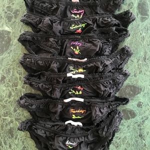 Stella Mcartney black undies/knickers of the week